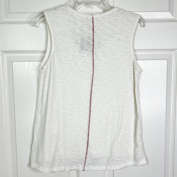 NWT Hello Nite! Revolve Burnout Star Lounge Sleep Tank White Sz S - Picture 2 of 7